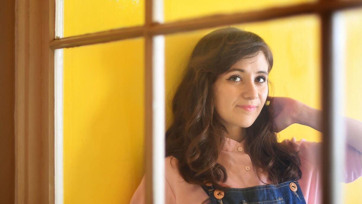 Actress and filmmaker Noël Wells in Los Angeles. Known for her work as a performer on "Saturday Night Live" and "Master of None," she makes her debut as writer and director with "Mr. Roosevelt."