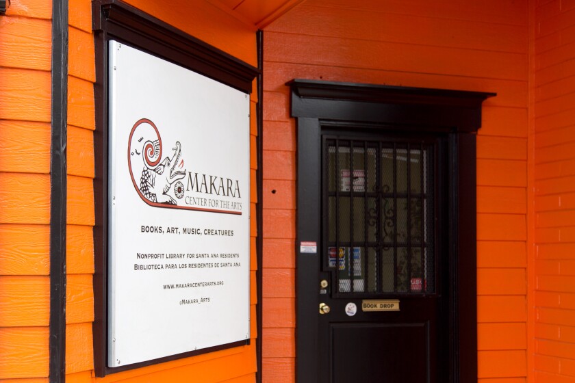 Exterior of Makara Center for the Arts, which closed in 2020.