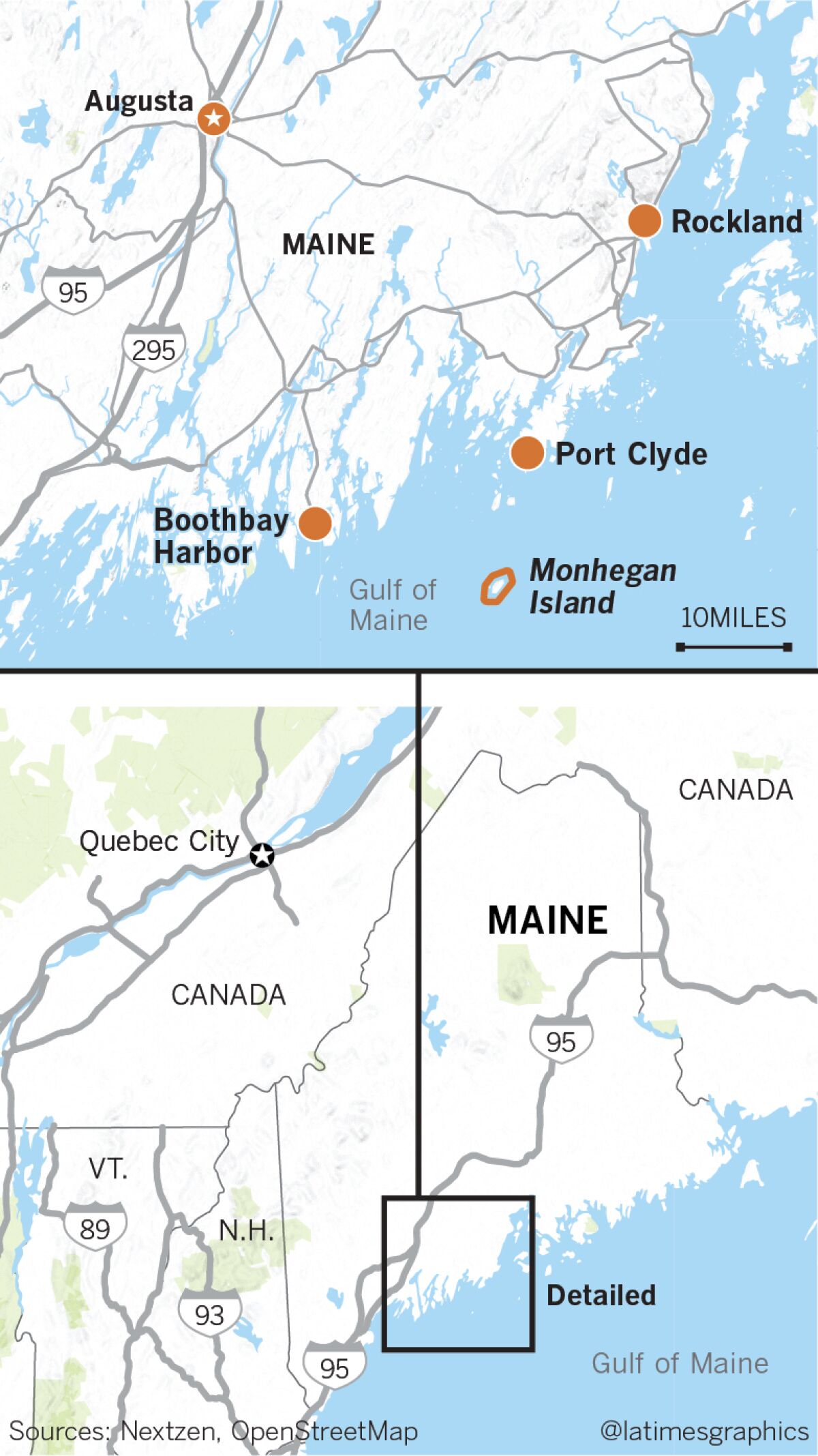 Map of Maine