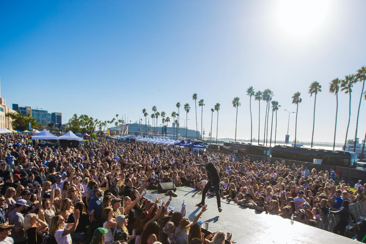 Boots in the Park is a country music festival at Waterfront Park.