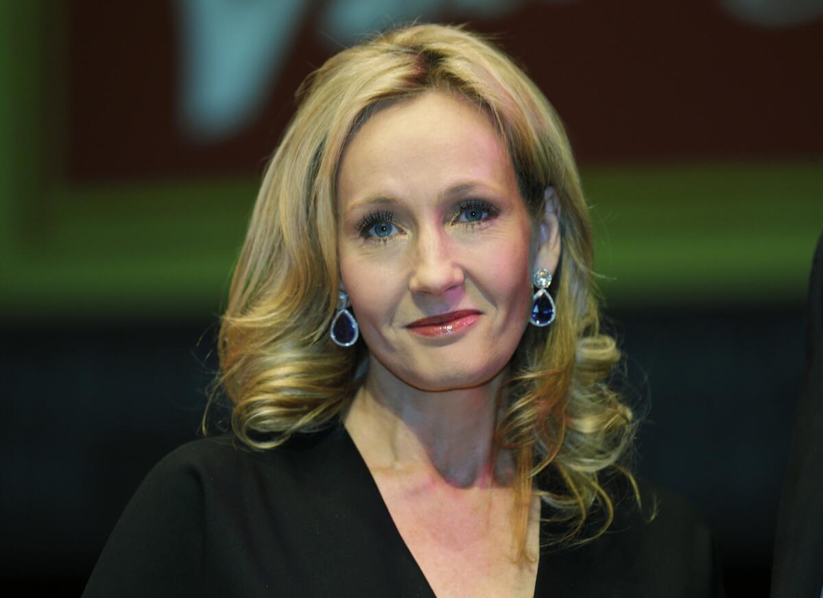 J.K. Rowling has given fans a glimpse of the grown-up boy wizard in a new story posted on her Pottermore website.