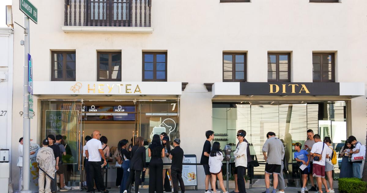 Heytea opens its first location on the West Coast of the USA in Beverly Hills