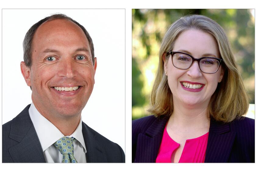 Assemblyman Brian Maienschein, Heather Ferbrert, San Diego city attorney candidates.