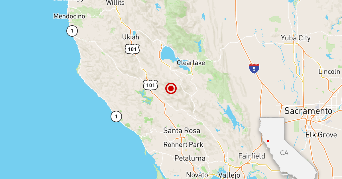 California earthquake elk grove information