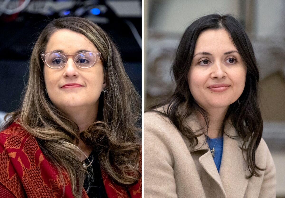 Imelda Padilla, left, and Marisa Alcaraz.