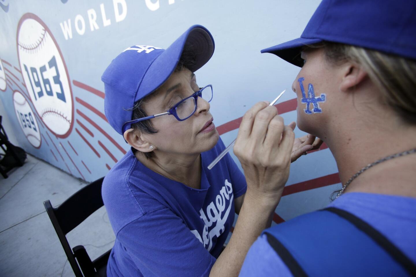 APphoto_NLDS Mets Dodgers Baseball