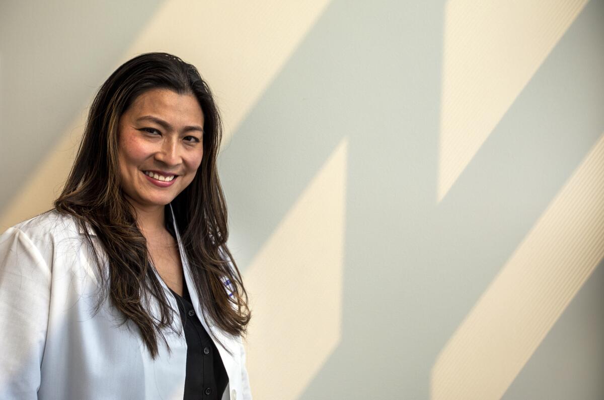 Chief nurse executive Joyce Leido at Kaiser Permanente Los Angeles Medical Center in Los Angeles.