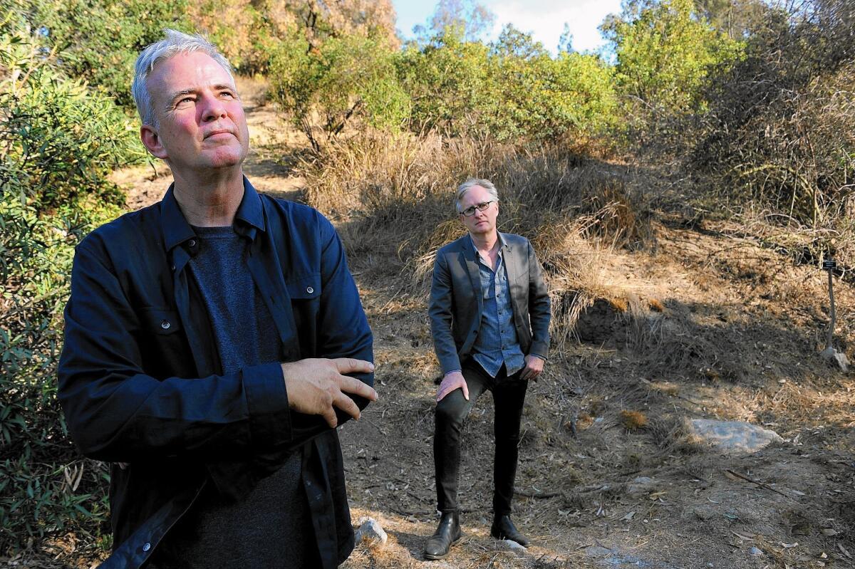 UCLA’s John Muir memorial chair in geography Glen MacDonald, left, with UCLA historian Jon Christensen, who thinks it’s time to let go of Muir's legacy.