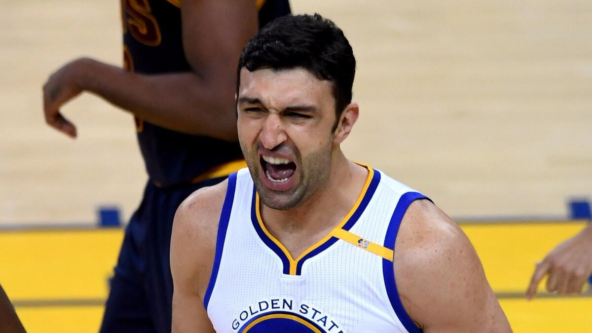 At one Las Vegas sports book, the odds of Golden State's Zaza Pachulia winning the NBA Finals MVP award were 2,000 to 1.