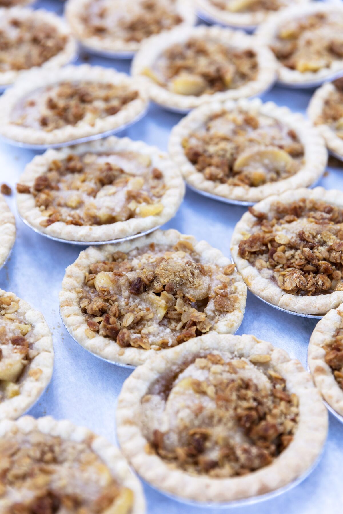 Pie Not serves Bundaberg-apple crumble pie.