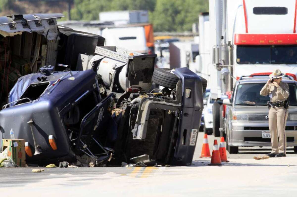 The American Trucking Assn., citing four studies, says cars generally are to blame in crashes involving trucks.