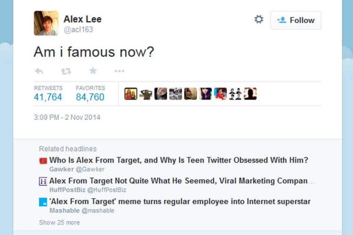 alex from target parodies