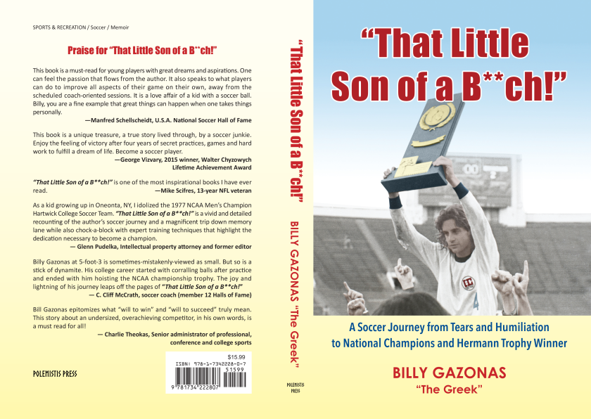 Cover of Billy Gazonas book.