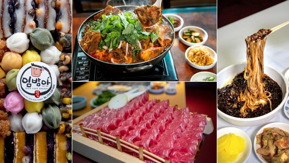 Korean restaurant.Korean food.Asian cuisine grilled food,Deli