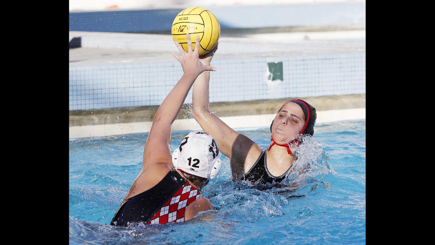 Photo Gallery: Burroughs vs. Glendale Pacific League girls' water polo