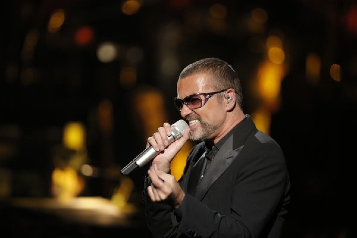George Michael was involved in a car crash in London.