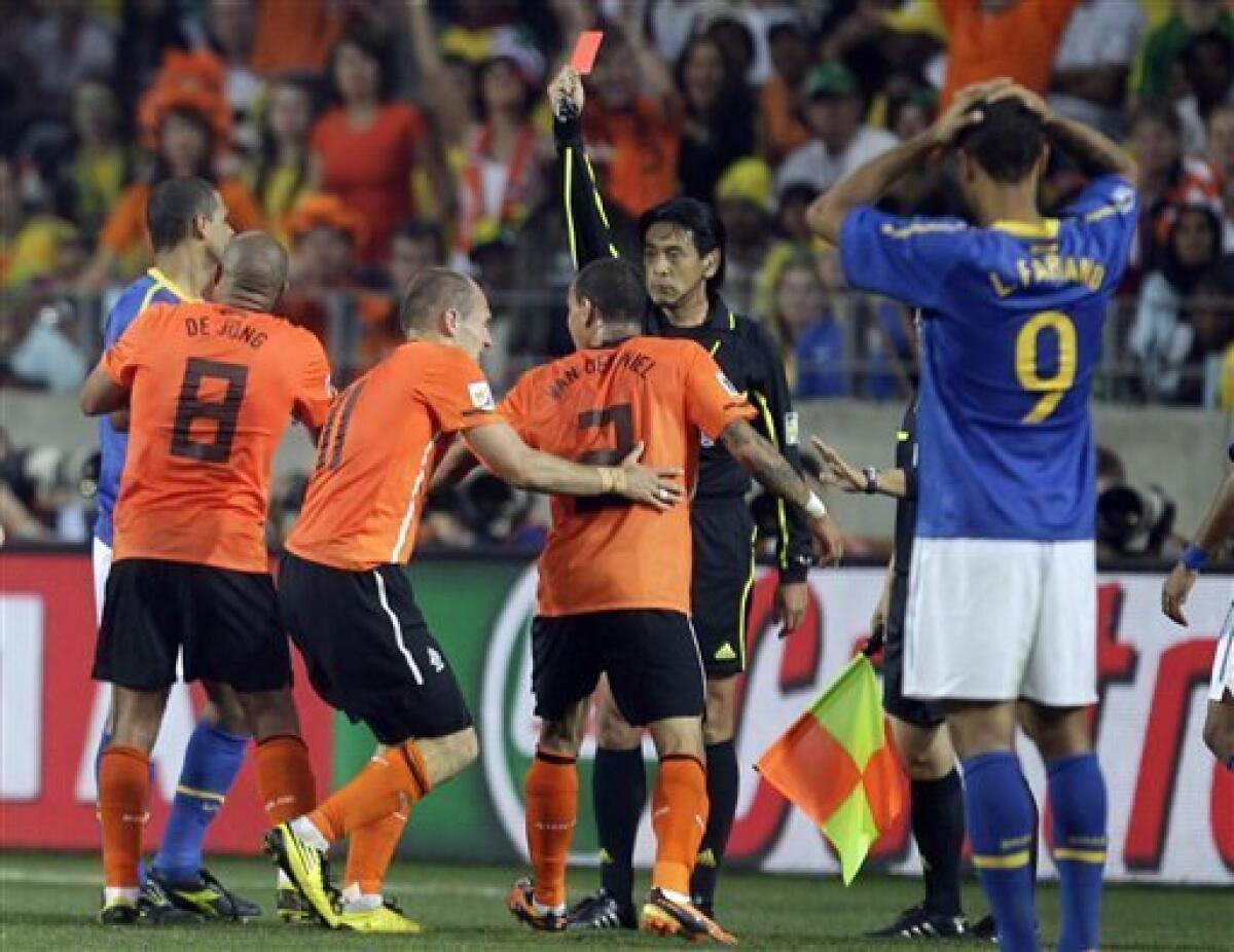 2010 FIFA World Cup - Netherlands v Brazil Quarter Final 2 July