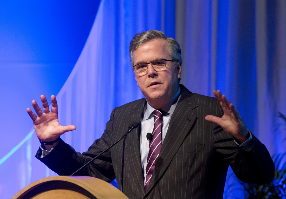 Former Florida Gov. Jeb Bush says all the speculation about whether he'll run for president in 2016 is actually getting him more attention than if he had already entered the race.