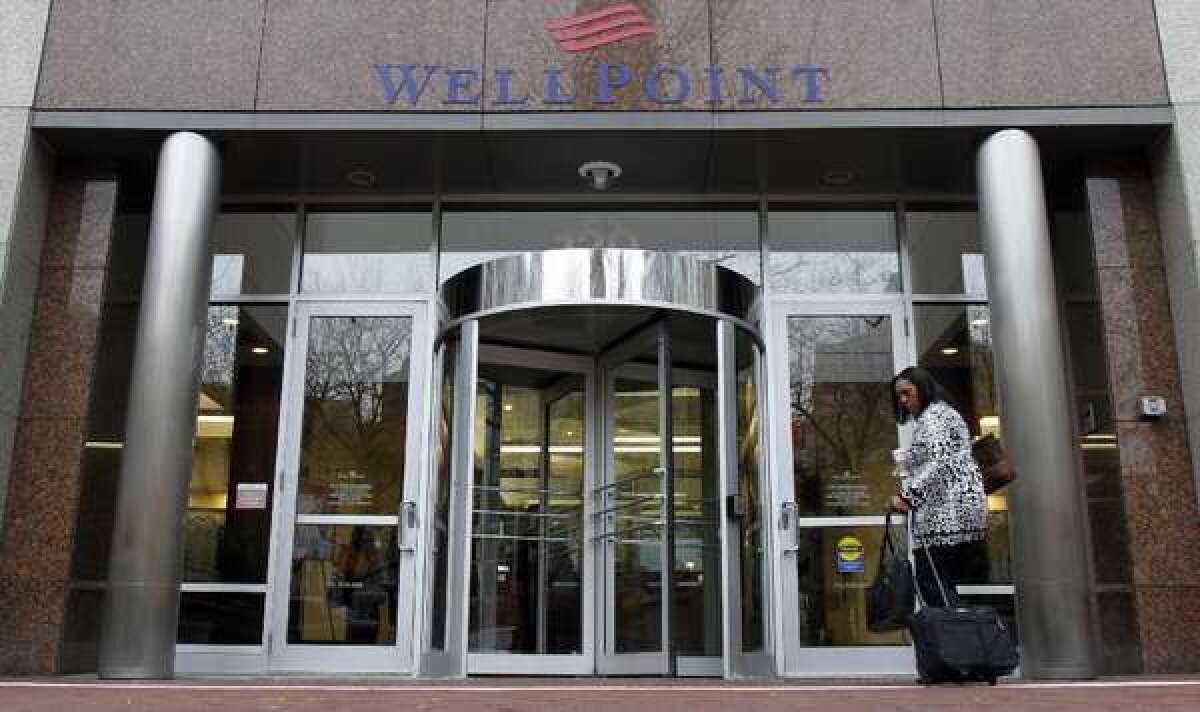 WellPoint Inc., which runs Anthem Blue Cross in California, agreed to settle for $6 million an L.A. investigation into improper cancellations.