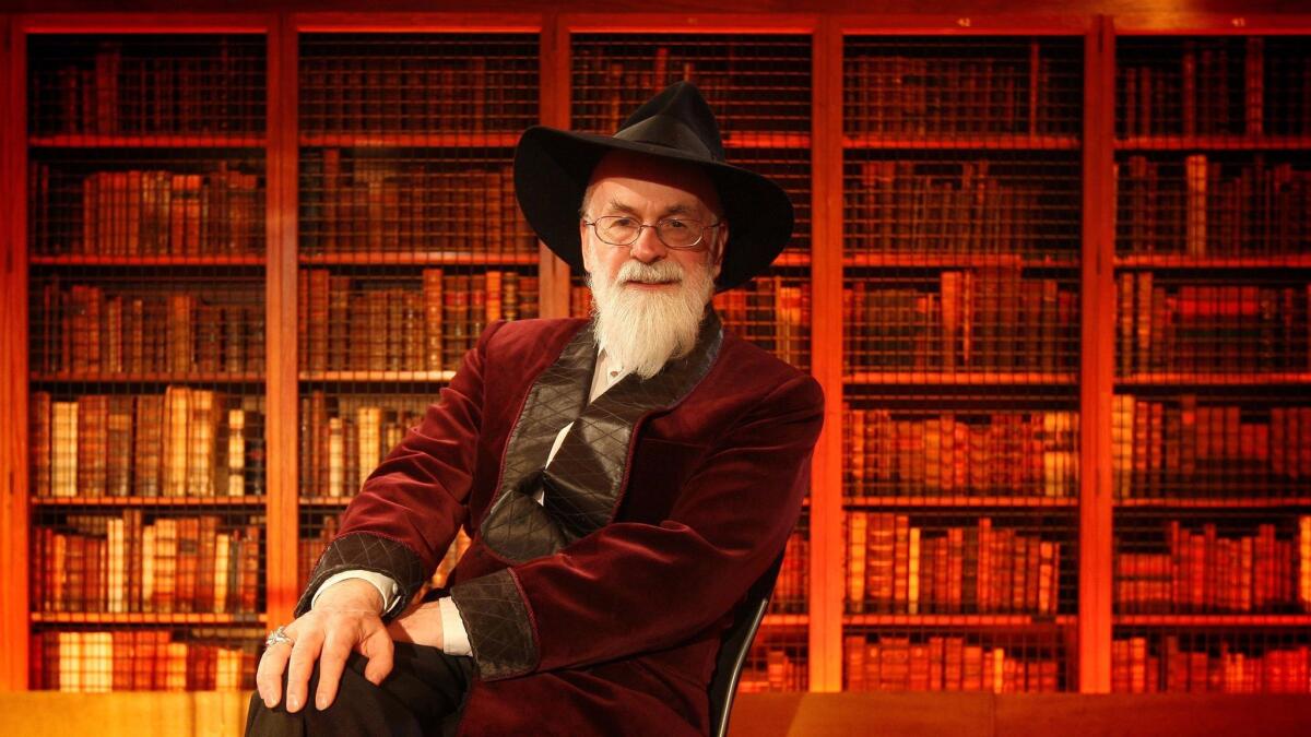 Terry Pratchett in 2010. (Dominic Lipinski / TNS)
