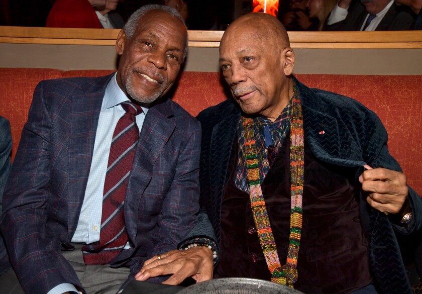 Danny Glover and Quincy Jones