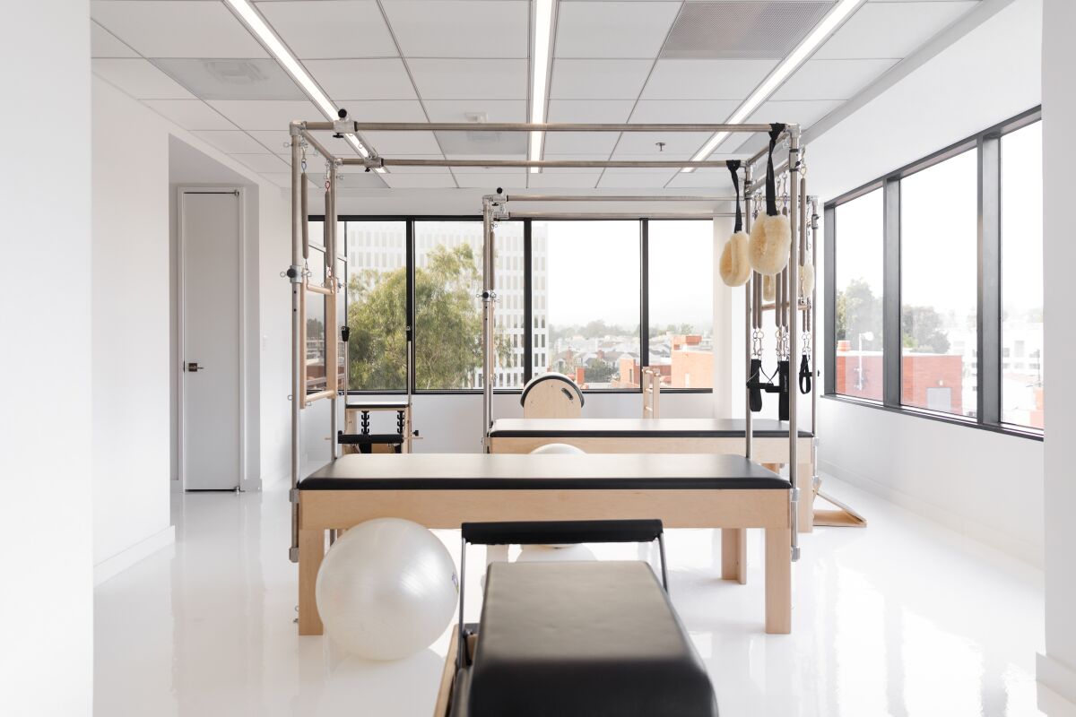 Pilates instructor Erika Bloom recently expanded her Los Angeles studio to include bodywork offerings.