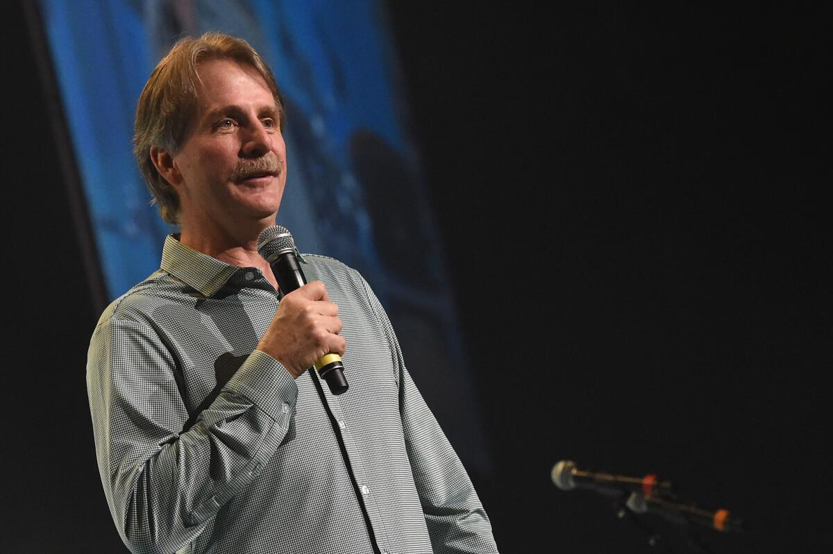 Jeff Foxworthy performs during 1 Night. 1 Place. 1 Time: A Heroes & Friends Tribute to Randy Travis at Bridgestone Arena on February 8, 2017 in Nashville, Tennessee. (Photo by Rick Diamond/Getty Images for Outback Concerts)