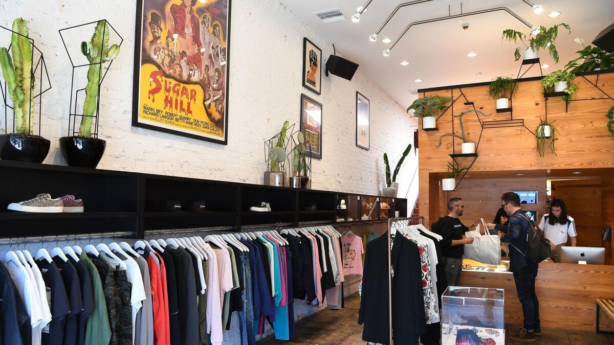 A look inside L.A. menswear boutique Union shows that highbrow European brands are placed next to mass-market finds.