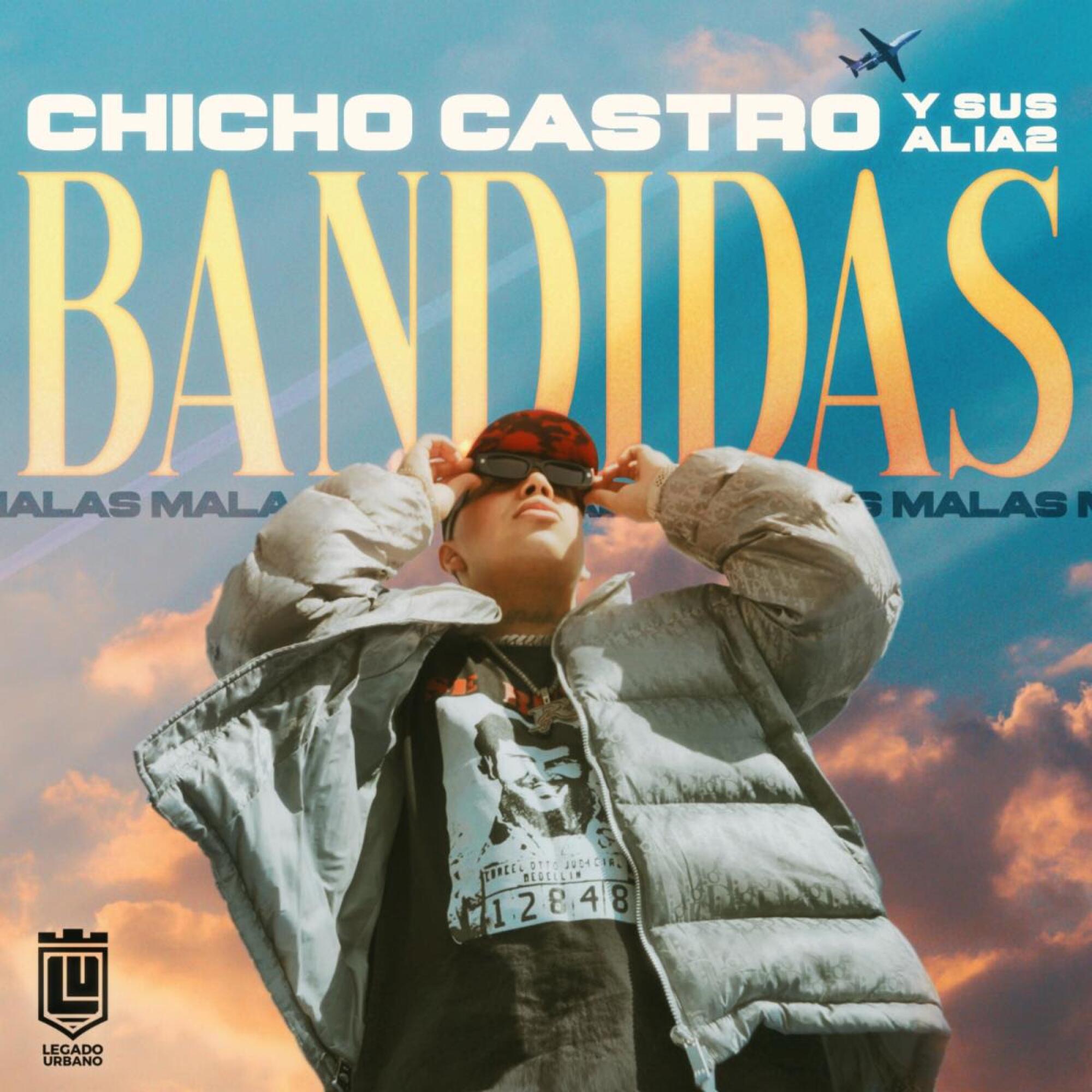 Portada del sencillo "Bandidas Malas", de Chicho Castro y sus Alia2.