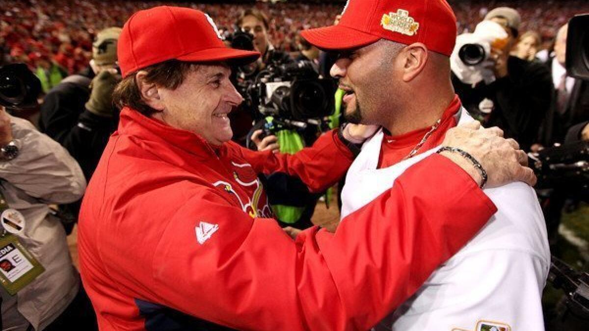 The St Louis Cardinals and Tony La Russa meet again