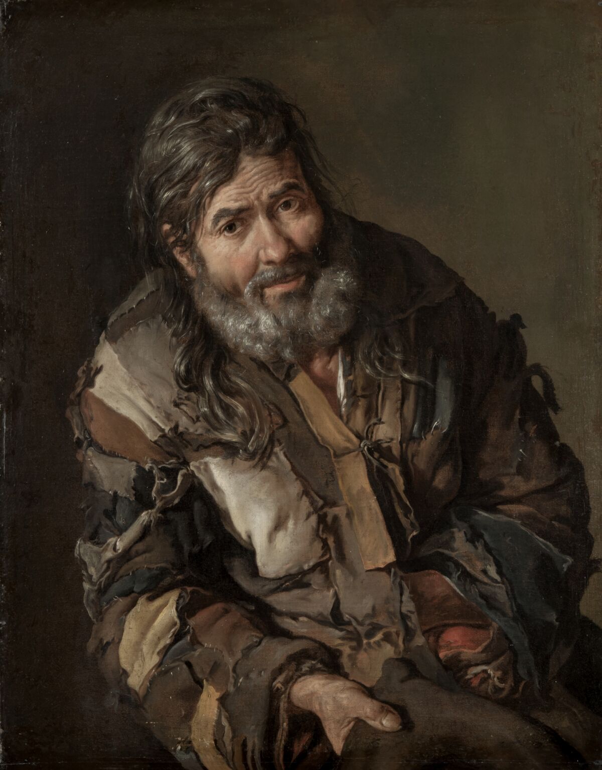 Giacomo Ceruti, "Beggar," circa 1735-40, oil on canvas