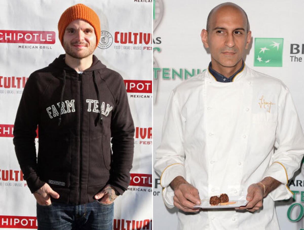 Chef Nate Appleman and Chef Jehangir Mehta battled it out on Sunday night's 'Next Iron Chef.'