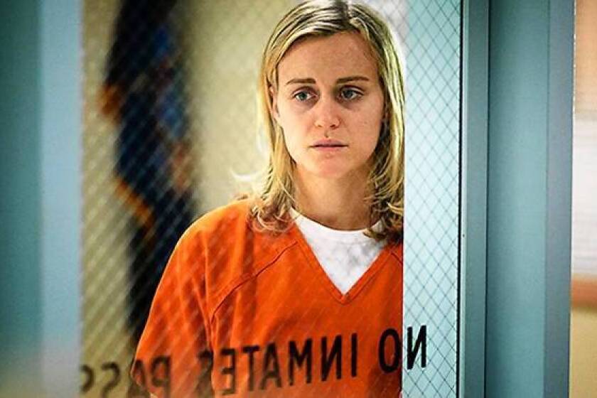 Taylor Schilling in a scene from Netflix's "Orange Is the New Black."