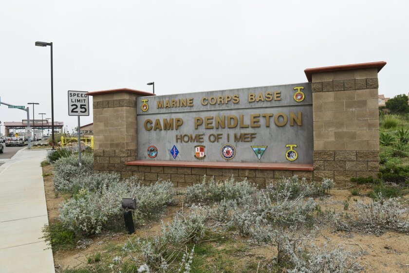 Marine hospitalized after assault at Camp Pendleton, authorities say