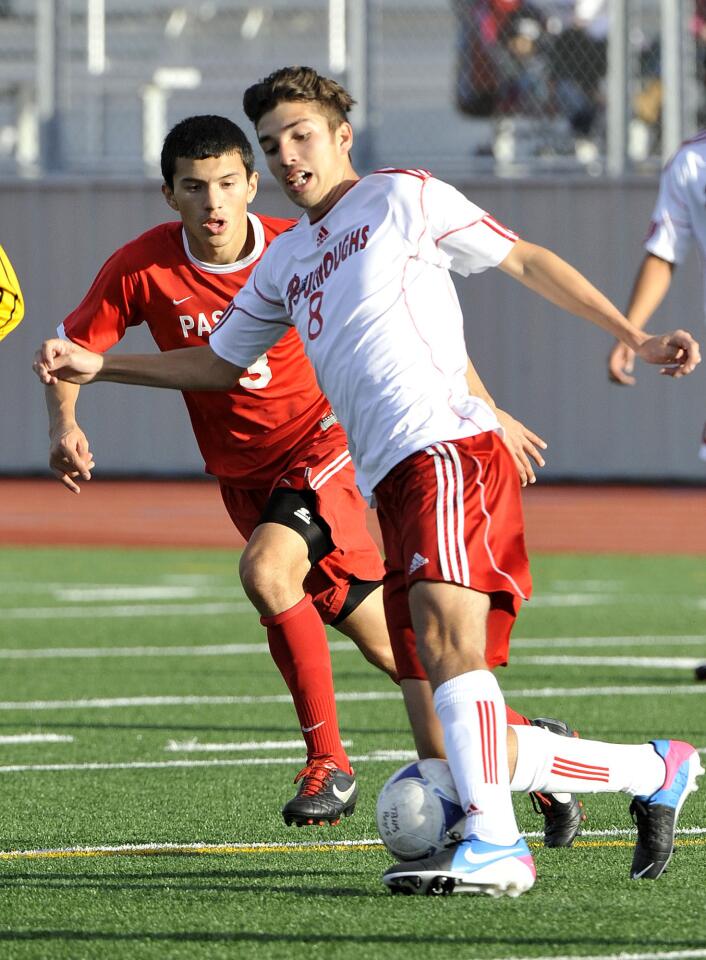 Photo Gallery: Pasadena v. Burroughs Pacific League boys soccer