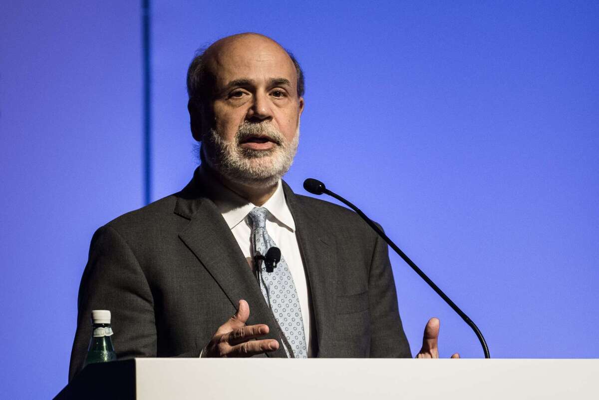 Former U.S. Federal Reserve Chairman Ben Bernanke said on his blog that he is opposed to Treasury Secretary Jacob J. Lew's decision to "demote" Alexander Hamilton from his featured position on the $10 bill.