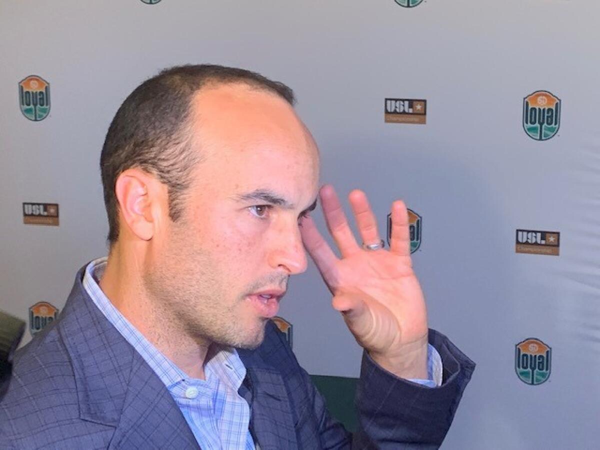 Not everyone's the star': Inside Landon Donovan's decision to coach the  USL's San Diego Loyal