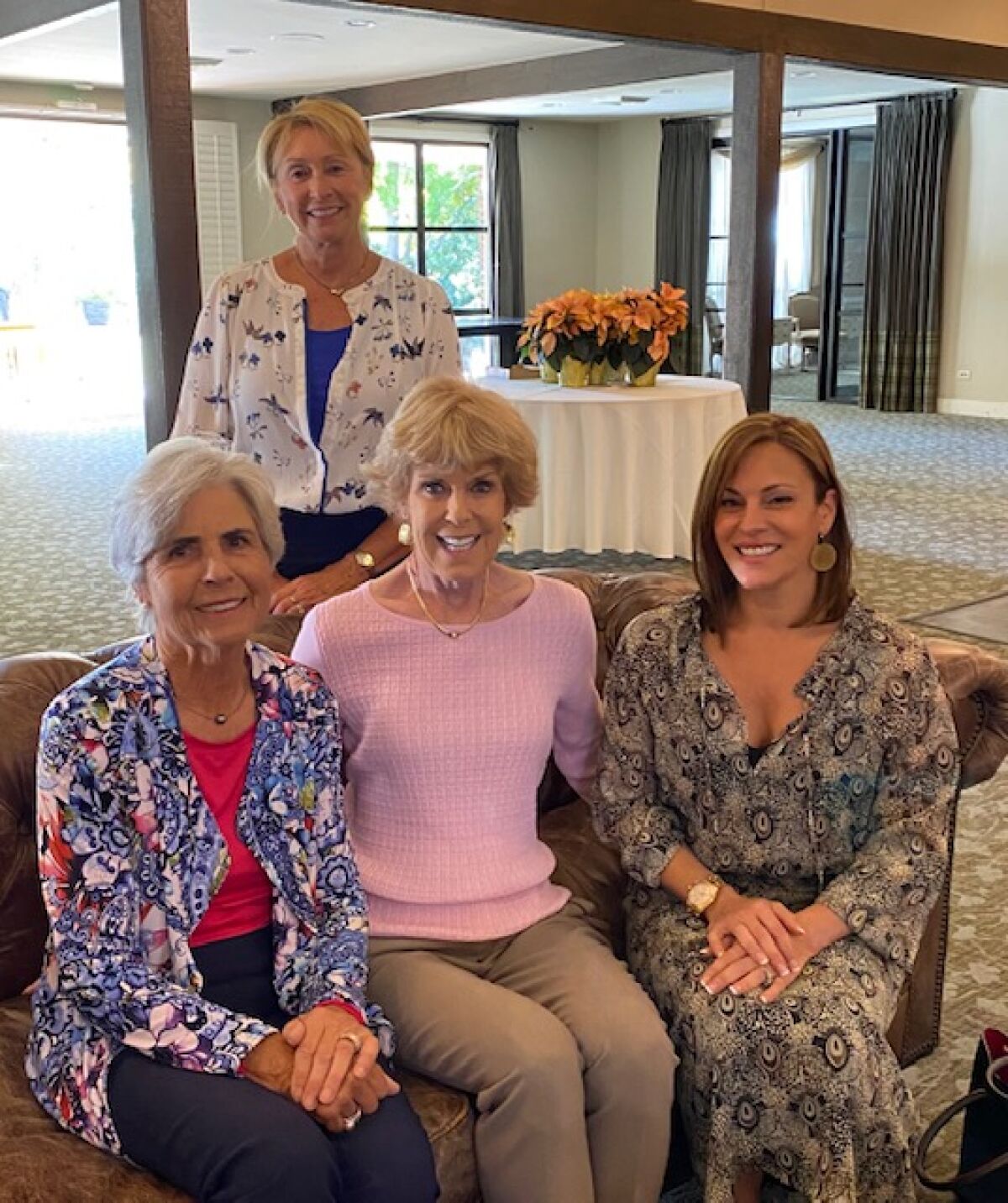 Front row: Suzanne Ingrao, Katie Fish and Electra Kolizeras; Back row: Nique Waluk