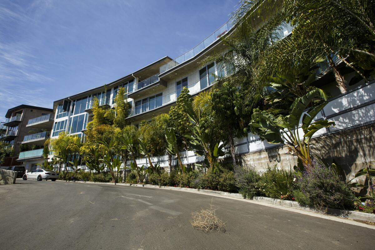 One of the homes owned by Danny Fitzgerald on Weidlake Drive in the Hollywood Hills.