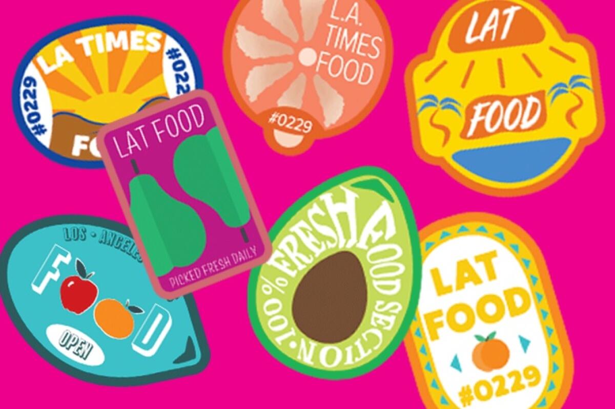 These fun faux produce stickers decorate the printable shopping list below.