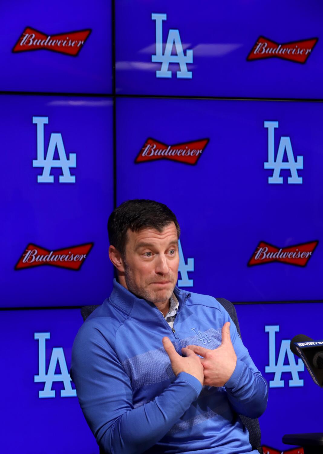 Plaschke: What can Dodgers do differently? Andrew Friedman has plenty of remorse but no decent answer