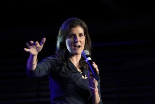 Republican presidential candidate former UN Ambassador Nikki Haley speaks at a campaign event in Forth Worth, Texas, Monday, March 4, 2024. (AP Photo/Tony Gutierrez)
