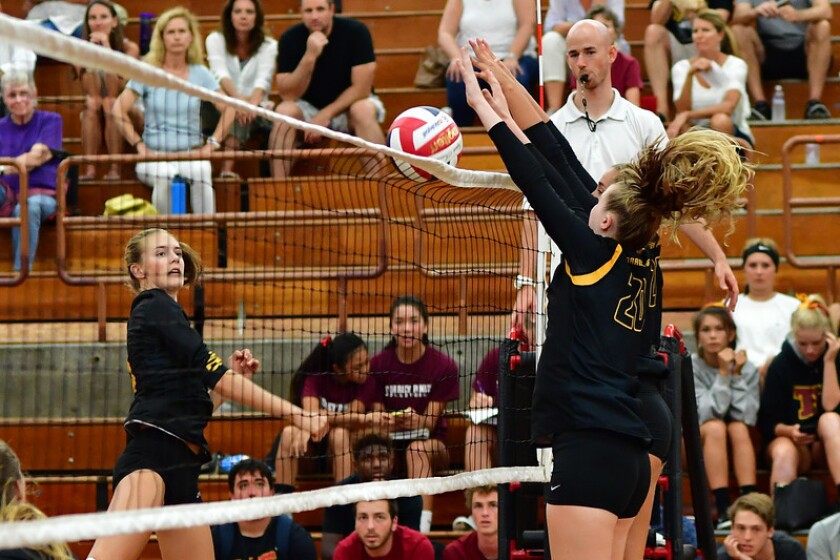 Torrey Pines defeated Point Loma 3-1 (25-21, 21-25, 25-16, 25-12) in a nonleague match on Sept. 7.