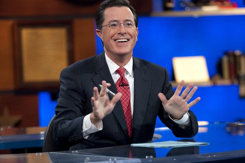 After years of feigning ignorance whenever an overzealous guest referenced his "character," Stephen Colbert ended his remarkable, satirical and unprecendented one-man performance by formally acknowledging it was a performance.
