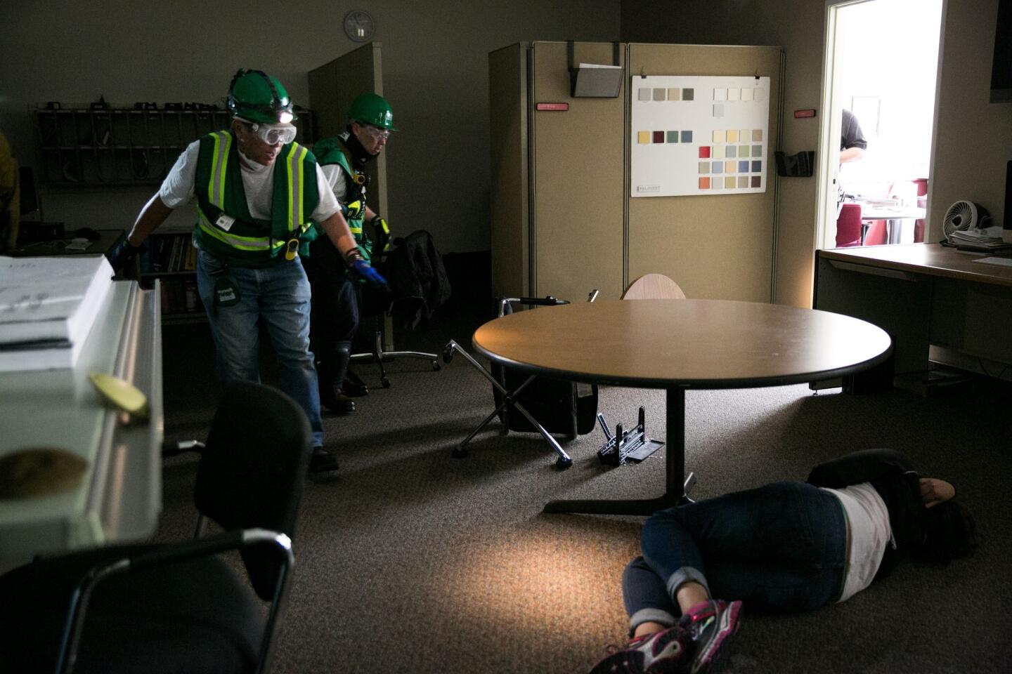 Great Shakeout Earthquake Drill