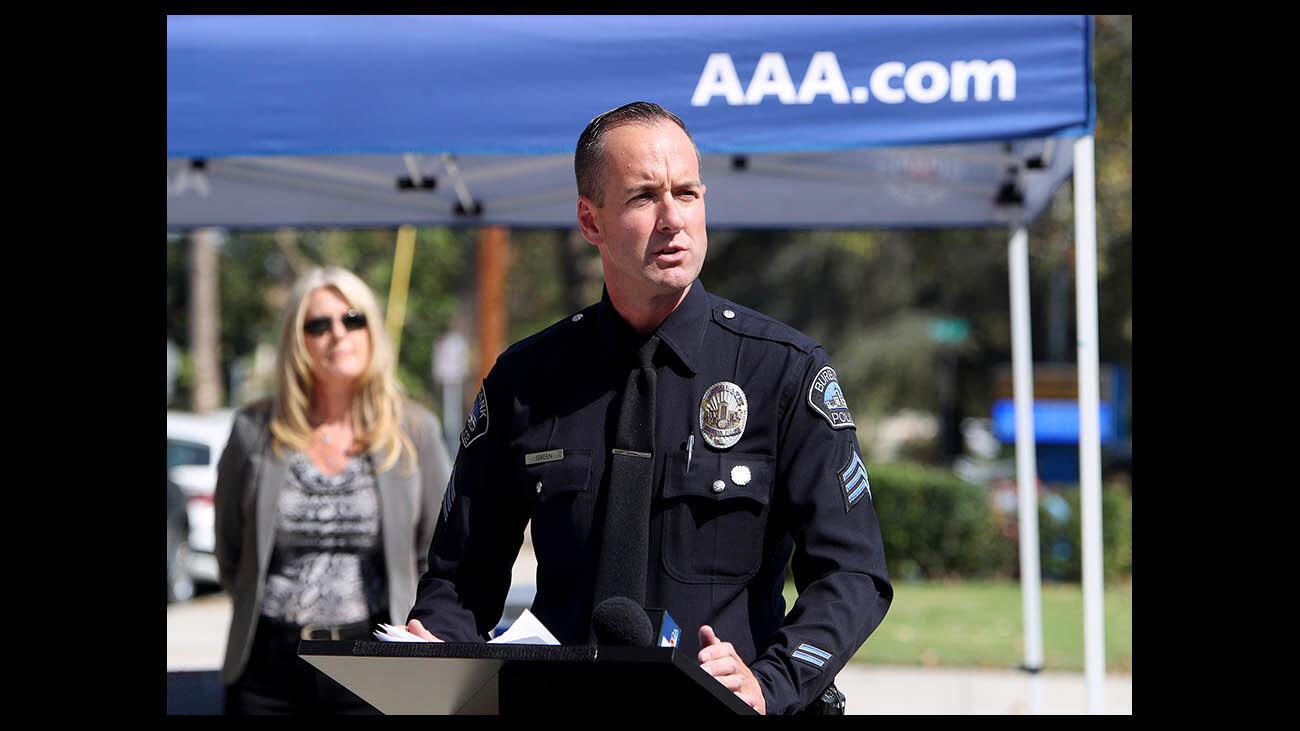 Photo Gallery: Auto Club and Burbank send safety message for new school year