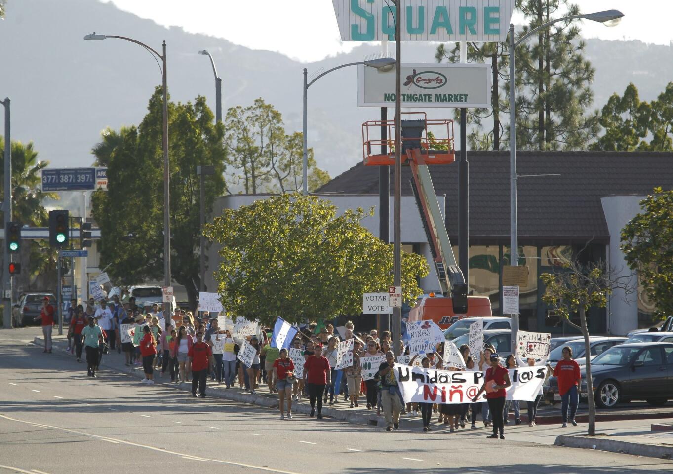 Protest March in Escondido