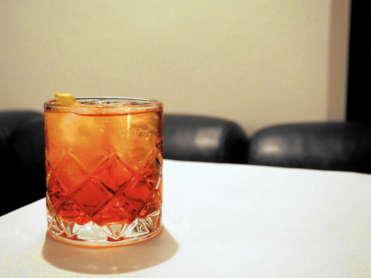 A Negroni Sbagliato from Ledlow in downtown Los Angeles.
