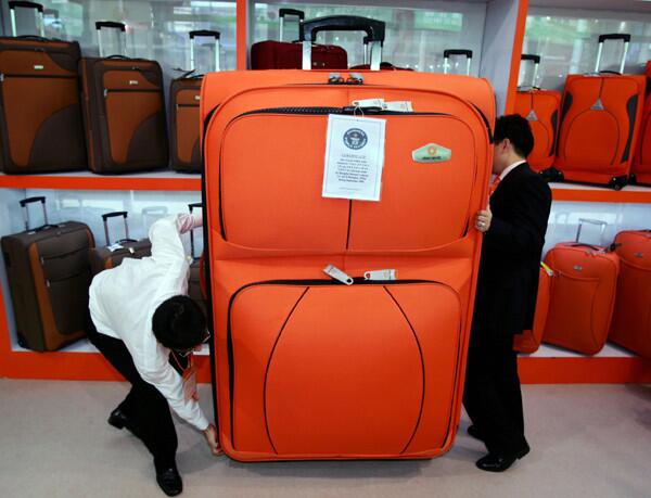 World's largest trolley case