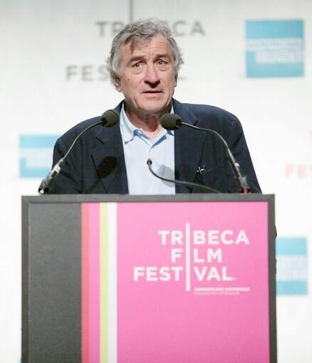 Tribeca Film Festival co-founder Robert De Niro attends the opening press conference.